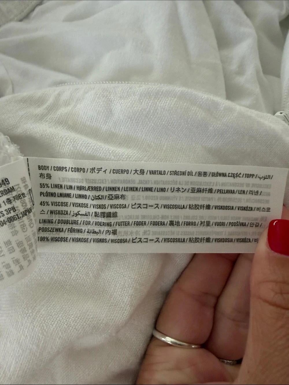 Abercrombie & Fitch White Linen Mini Skort - Picture 6 of 6